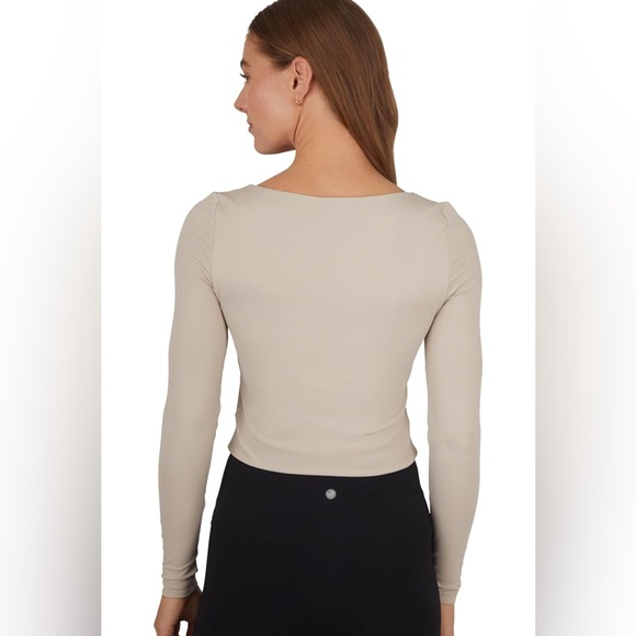 90 Degree By Reflex Women’s square neck top size L - Picture 2 of 7